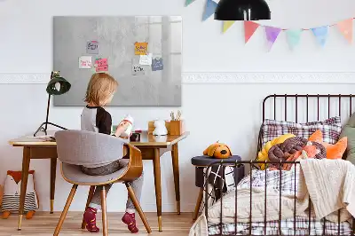 Magnetic marker board stone wall design