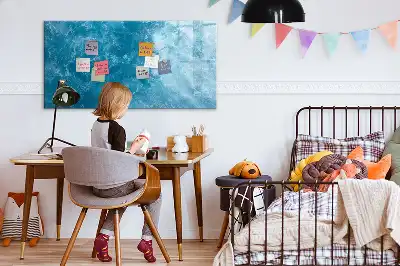 Magnetic marker board sea water finish