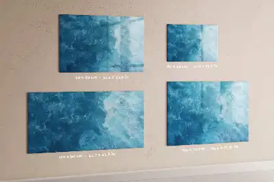 Magnetic marker board sea water finish