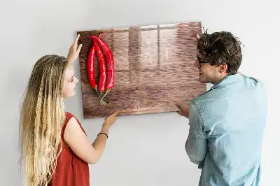 Magnetic marker board peppers design