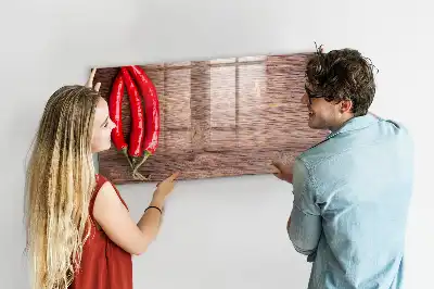 Magnetic marker board peppers design