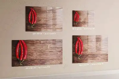 Magnetic marker board peppers design