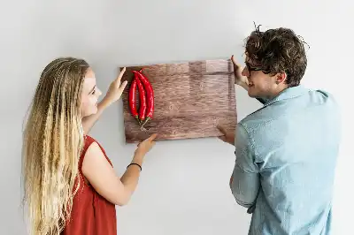Magnetic marker board peppers design
