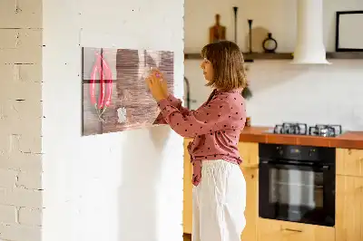 Magnetic marker board peppers design