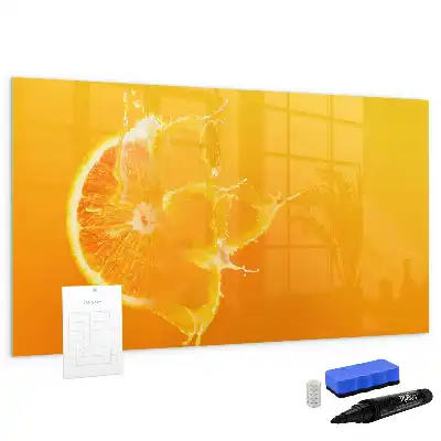 Magnetic marker board orange