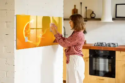 Magnetic marker board orange