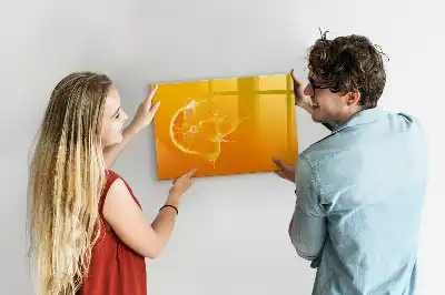 Magnetic marker board orange