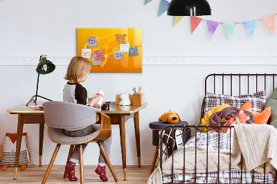 Magnetic marker board orange