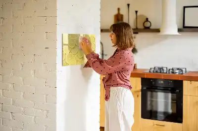 Magnetic marker board lemon slices design