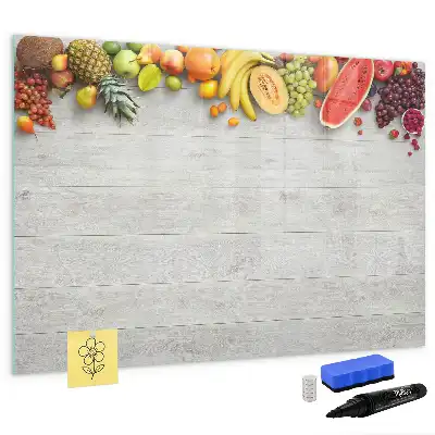 Magnetic marker board fruit on the table design
