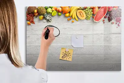 Magnetic marker board fruit on the table design
