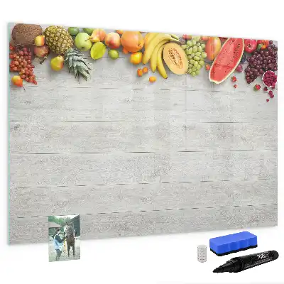 Magnetic marker board fruit on the table design