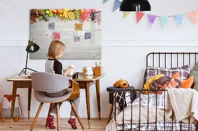 Magnetic marker board fruit on the table design