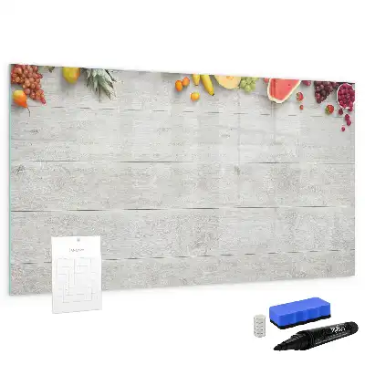 Magnetic marker board fruit on the table design
