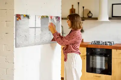 Magnetic marker board fruit on the table design