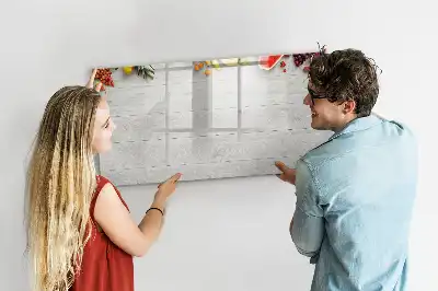 Magnetic marker board fruit on the table design