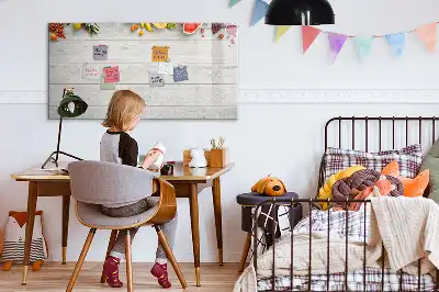 Magnetic marker board fruit on the table design
