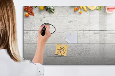 Magnetic marker board fruit on the table design