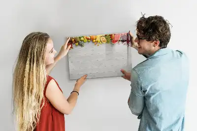 Magnetic marker board fruit on the table design