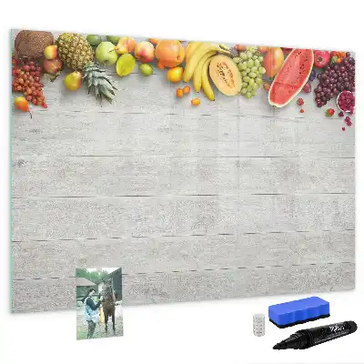 Magnetic marker board fruit on the table design