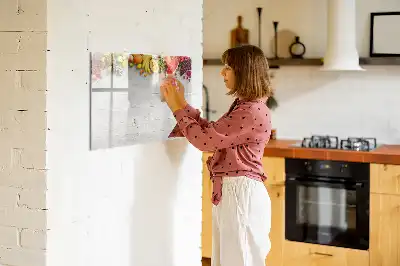 Magnetic marker board fruit on the table design