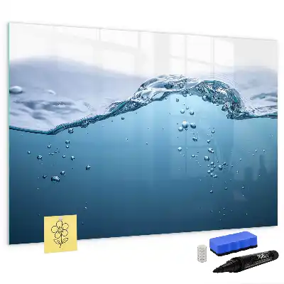 Magnetic marker board water detail