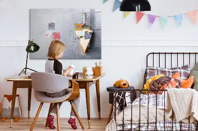 Magnetic marker board piece of cake design
