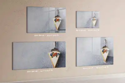 Magnetic marker board piece of cake design