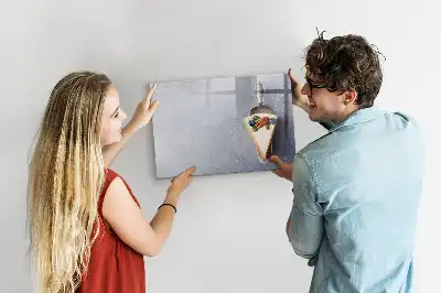Magnetic marker board piece of cake design