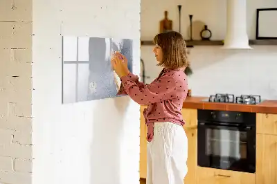 Magnetic marker board piece of cake design