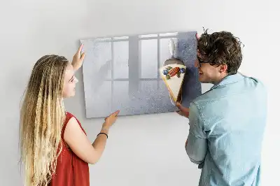 Magnetic marker board piece of cake design