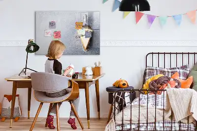 Magnetic marker board piece of cake design