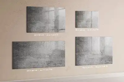 Magnetic marker board raw wall finish