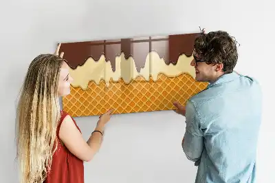 Magnetic marker board ice cream design
