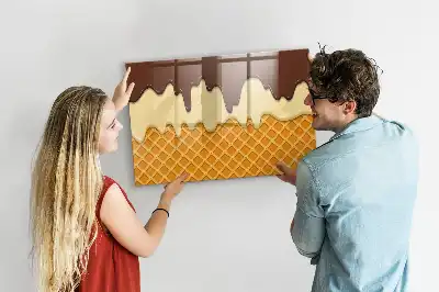 Magnetic marker board ice cream design
