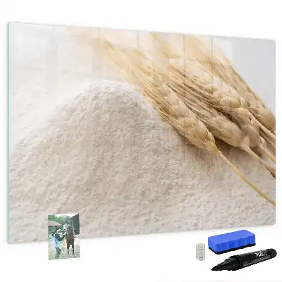 Magnetic marker board flour