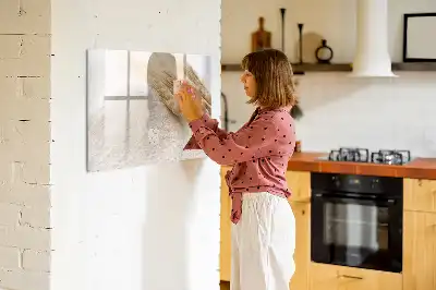 Magnetic marker board flour