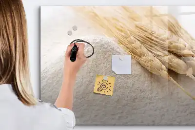 Magnetic marker board flour