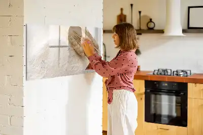 Magnetic marker board flour