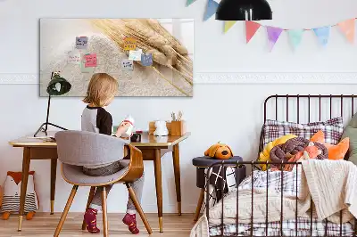 Magnetic marker board flour