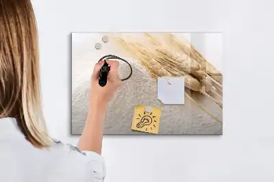 Magnetic marker board flour