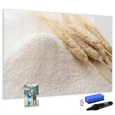 Magnetic marker board flour