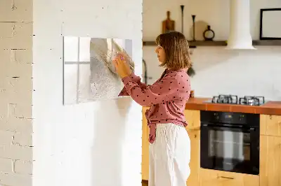 Magnetic marker board flour
