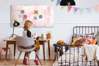 Magnetic marker board Watercolor petals