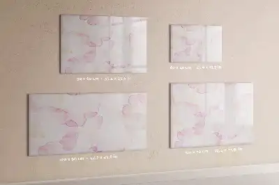 Magnetic marker board Watercolor petals
