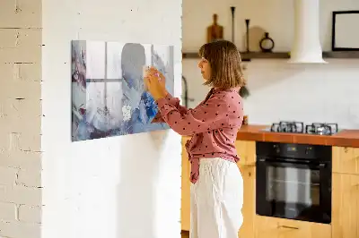 Magnetic marker board Brush strokes