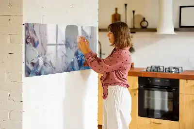 Magnetic marker board Brush strokes