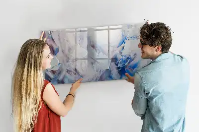 Magnetic marker board Brush strokes