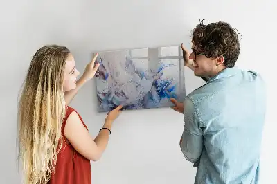 Magnetic marker board Brush strokes