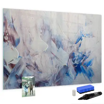 Magnetic marker board Brush strokes